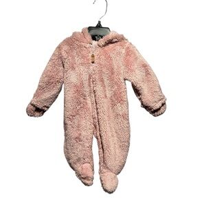 Carter's Soft Pink Fleece Footie